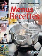 couverture de menus et recettes pour le sportif