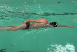 position crawl costal